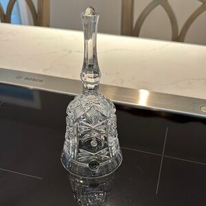 Intricate Clear Crystal Bell